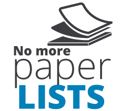 No more paper lists
