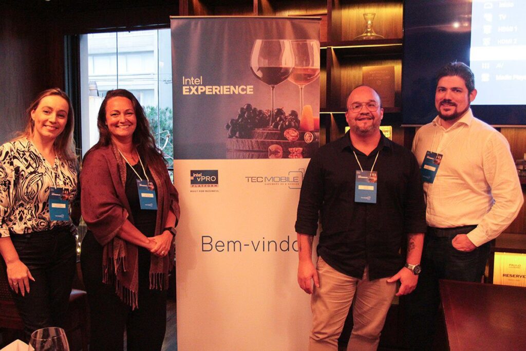 Clientes e parceiros da Tec Mobile participam de evento de apresentação da plataforma Intel vPro®