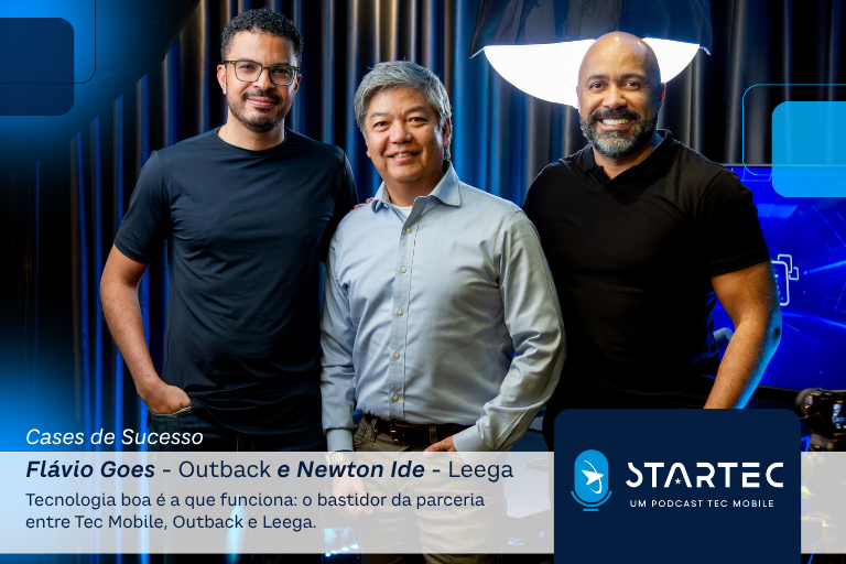 ablet de atendimento com suporte sob medida em restaurante Outback Steakhouse