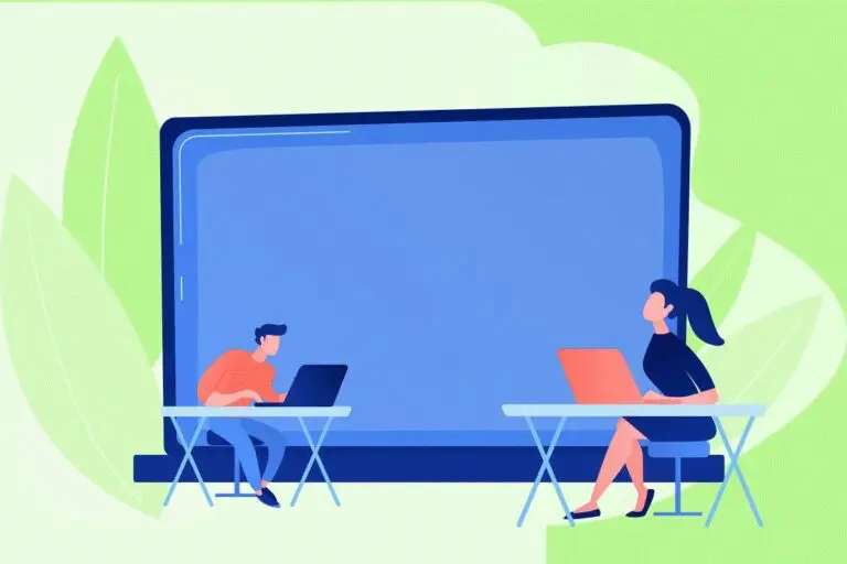 ESG e aluguel de computadores: sua empresa mais sustentável vetores decorativos